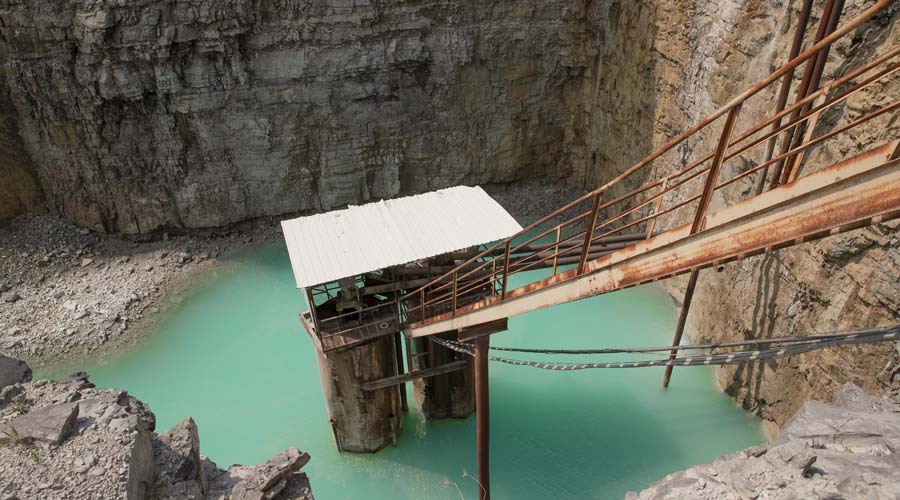 Aggregate Dewatering Basins